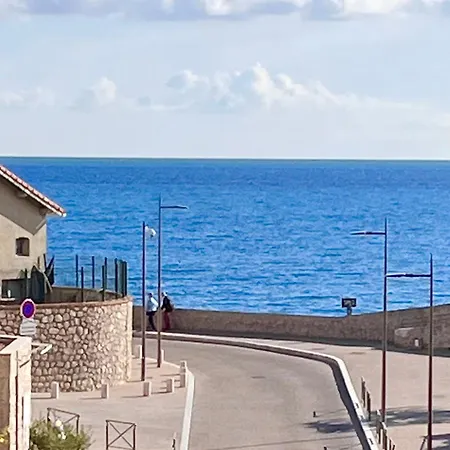 Antibes Carre D'Or Bastion Albert 1Er Vue Mer Buitenkant foto